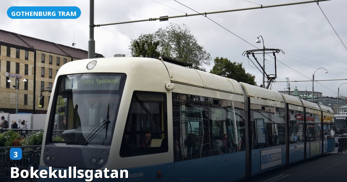 Bokekullsgatan stop — Gothenburg tram