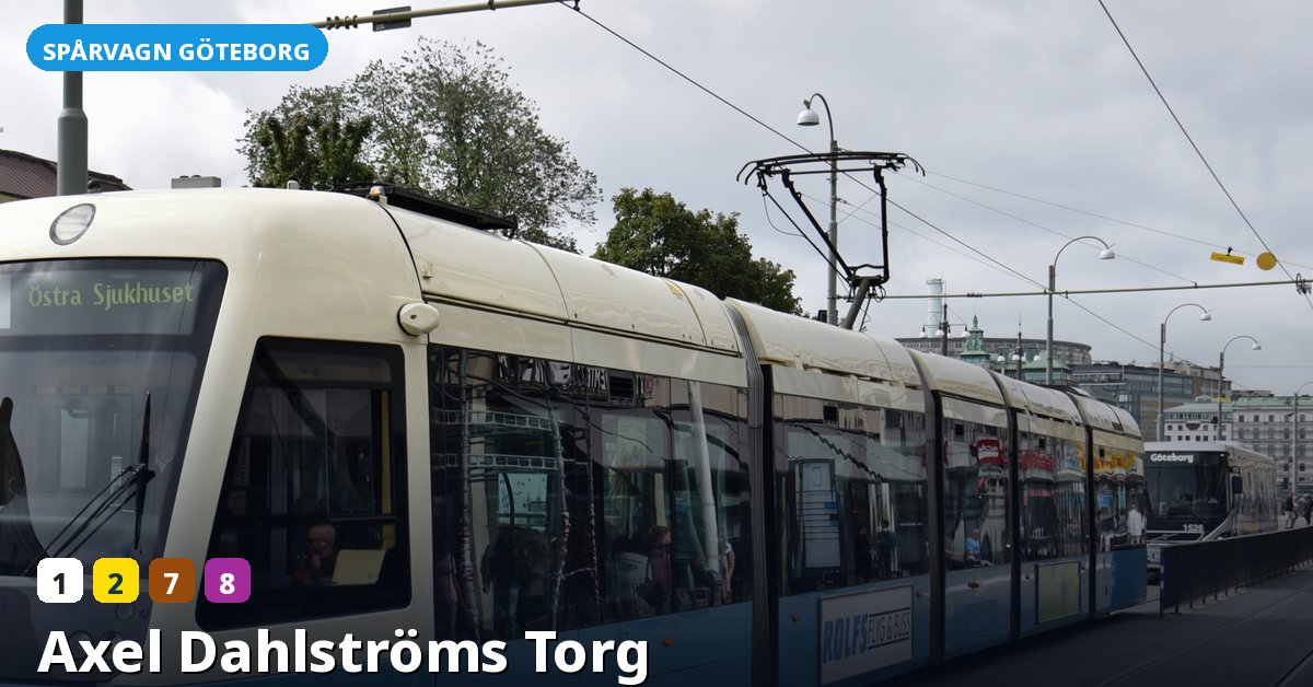 Hållplats Axel Dahlströms Torg — Göteborgs spårvagn