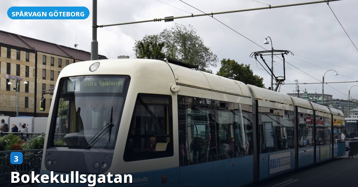 Hållplats Bokekullsgatan — Göteborgs spårvagn