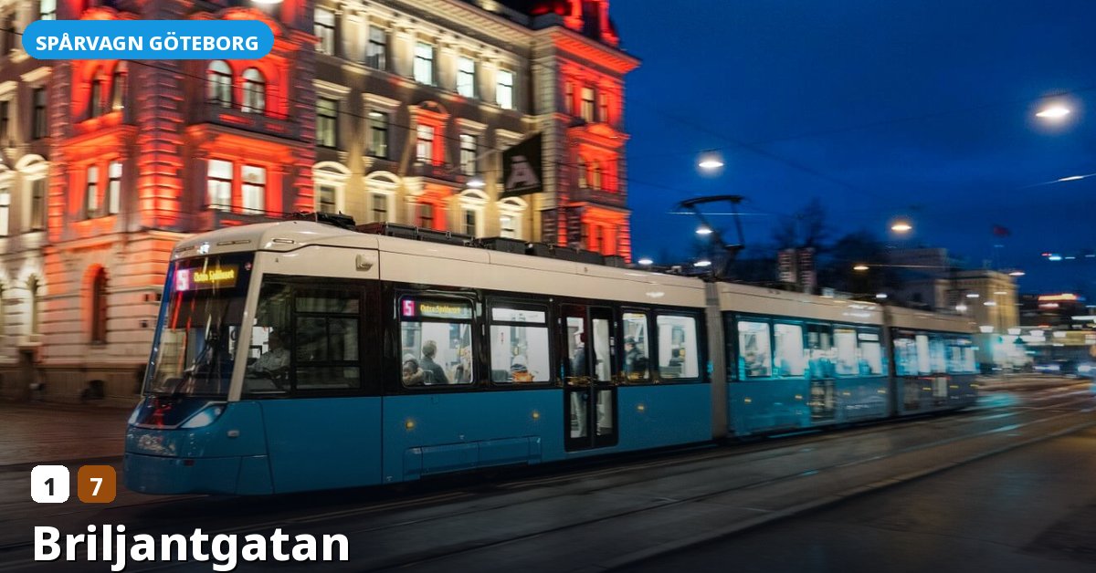 Hållplats Briljantgatan — Göteborgs spårvagn