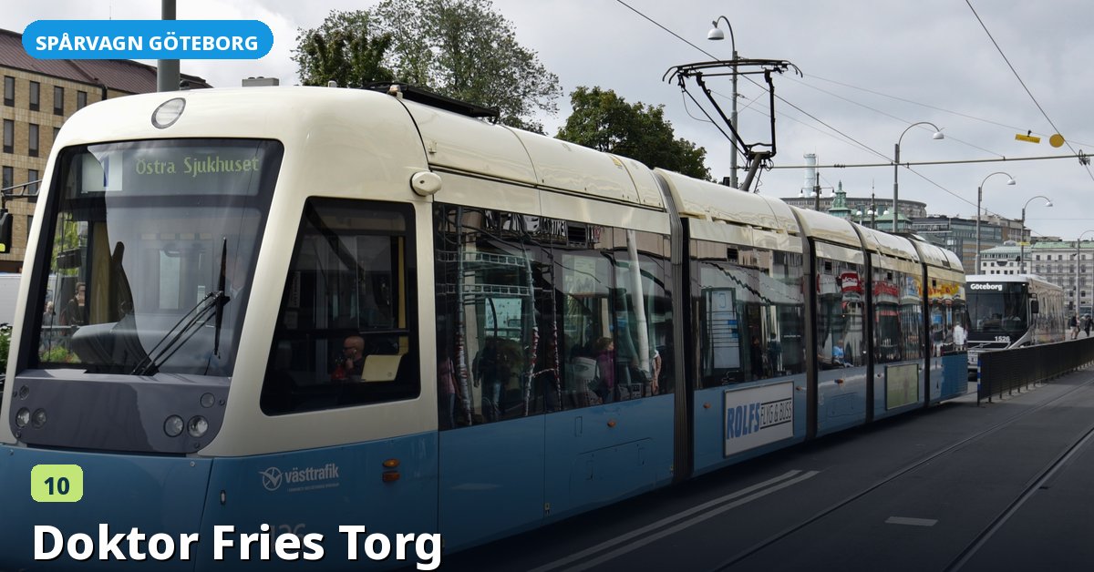 Hållplats Doktor Fries Torg — Göteborgs spårvagn