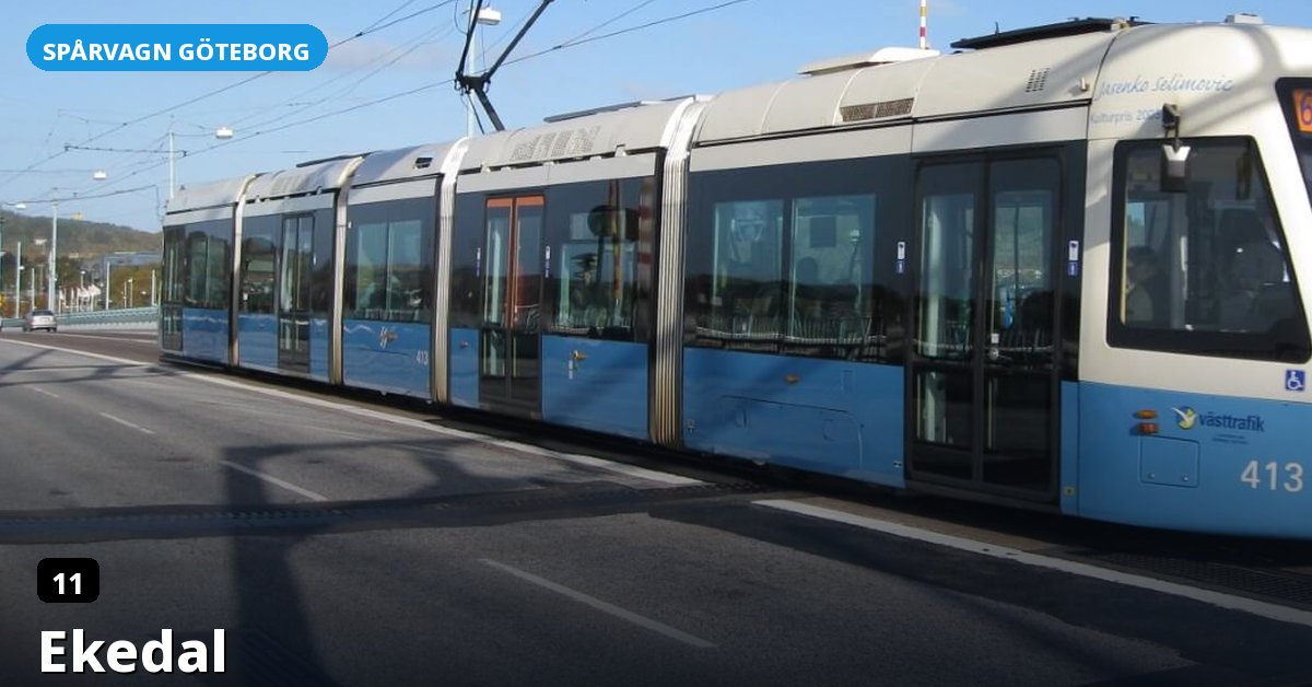 Hållplats Ekedal — Göteborgs spårvagn