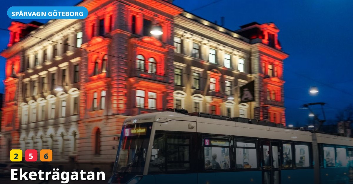 Hållplats Eketrägatan — Göteborgs spårvagn