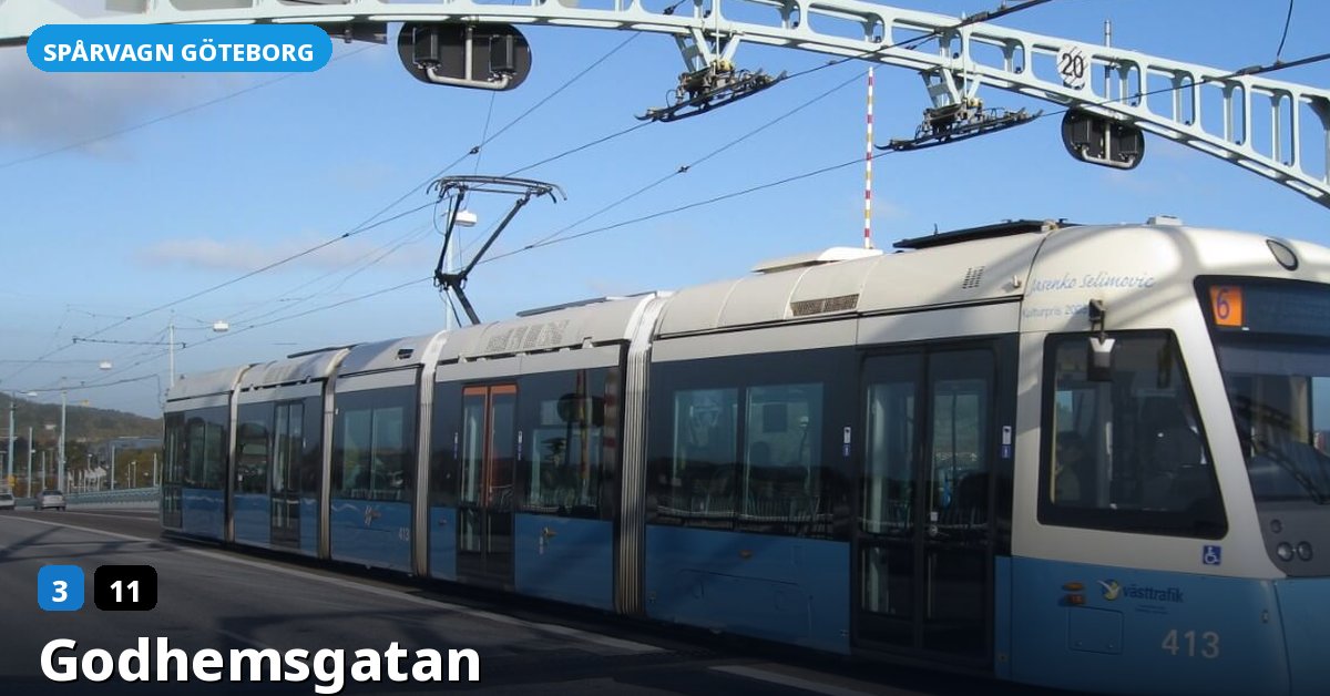 Hållplats Godhemsgatan — Göteborgs spårvagn