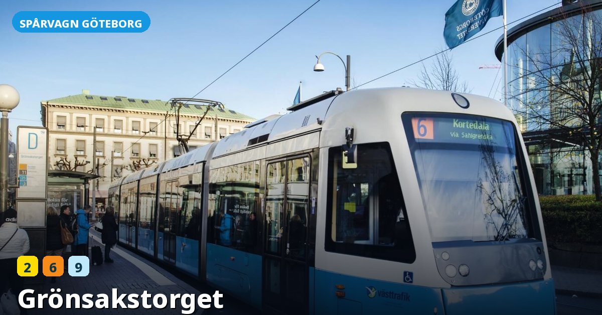Hållplats Grönsakstorget — Göteborgs spårvagn