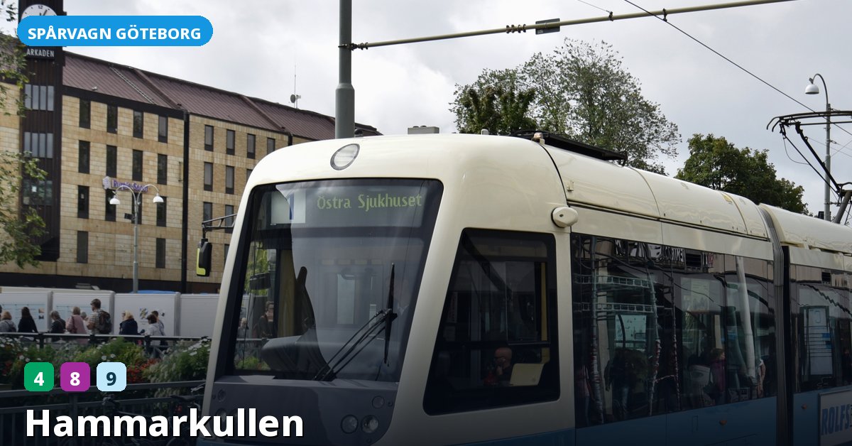 Hållplats Hammarkullen — Göteborgs spårvagn