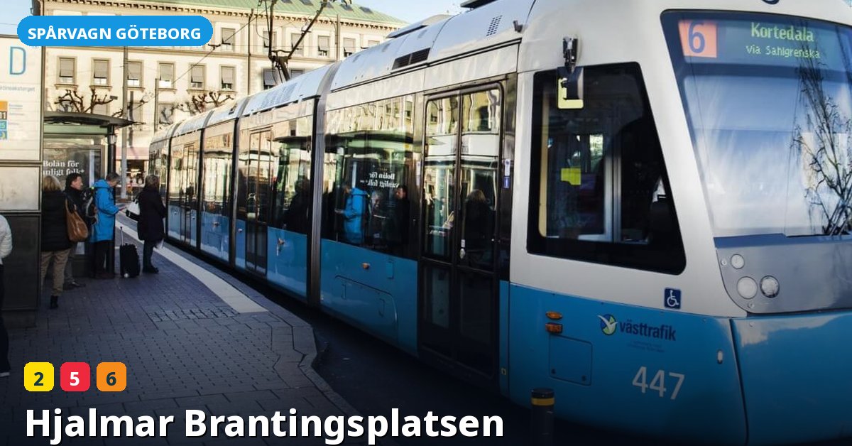 Hållplats Hjalmar Brantingsplatsen — Göteborgs spårvagn