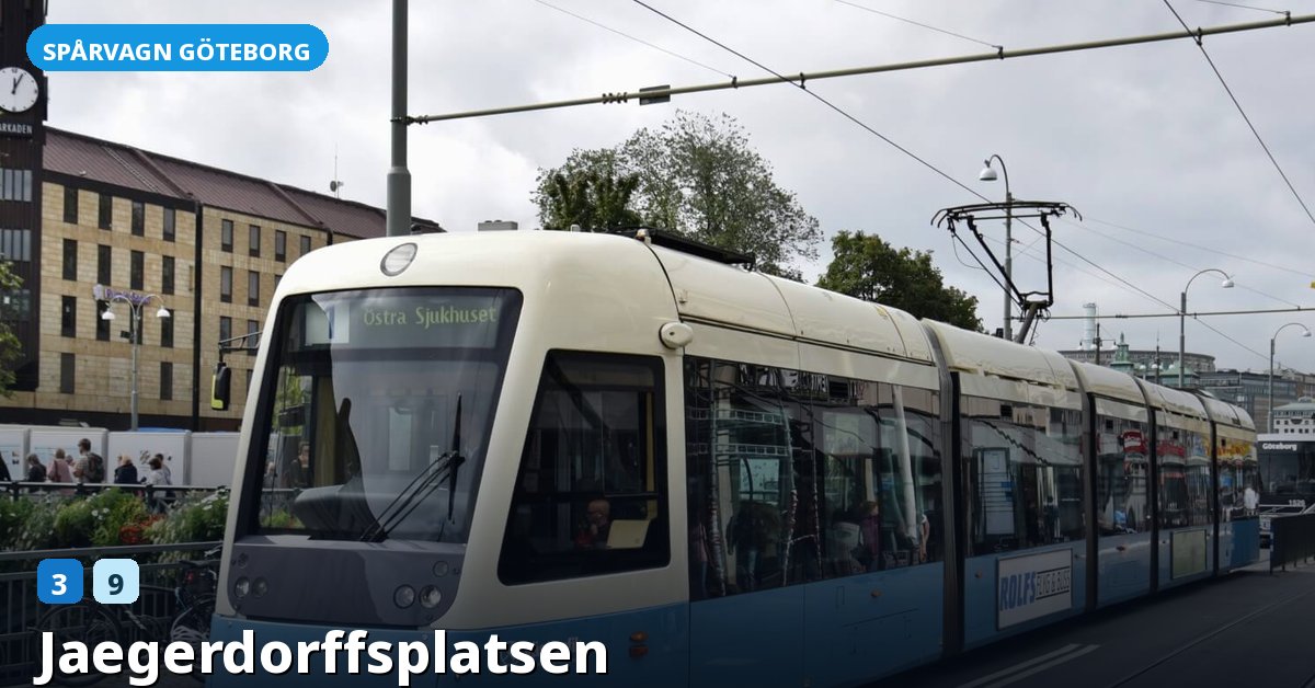 Hållplats Jaegerdorffsplatsen — Göteborgs spårvagn