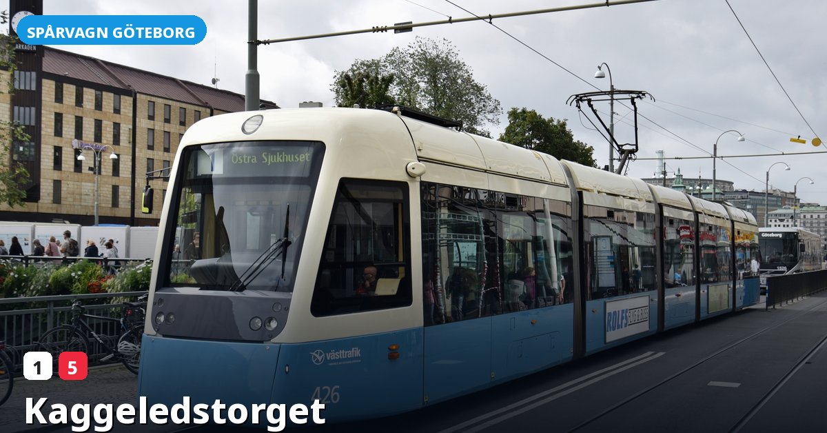 Hållplats Kaggeledstorget — Göteborgs spårvagn