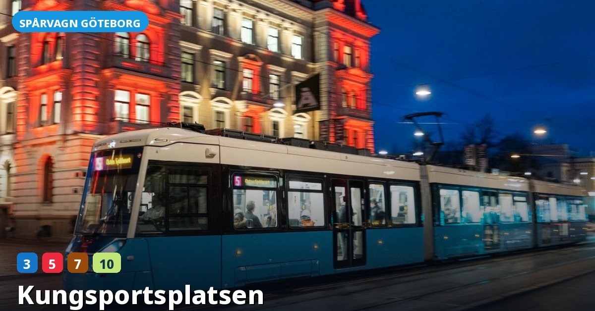 Hållplats Kungsportsplatsen — Göteborgs spårvagn