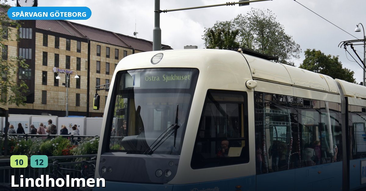 Hållplats Lindholmen — Göteborgs spårvagn