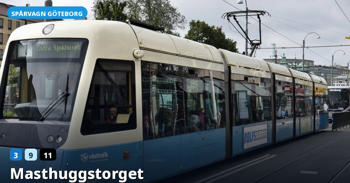 Hållplats Masthuggstorget — Göteborgs spårvagn