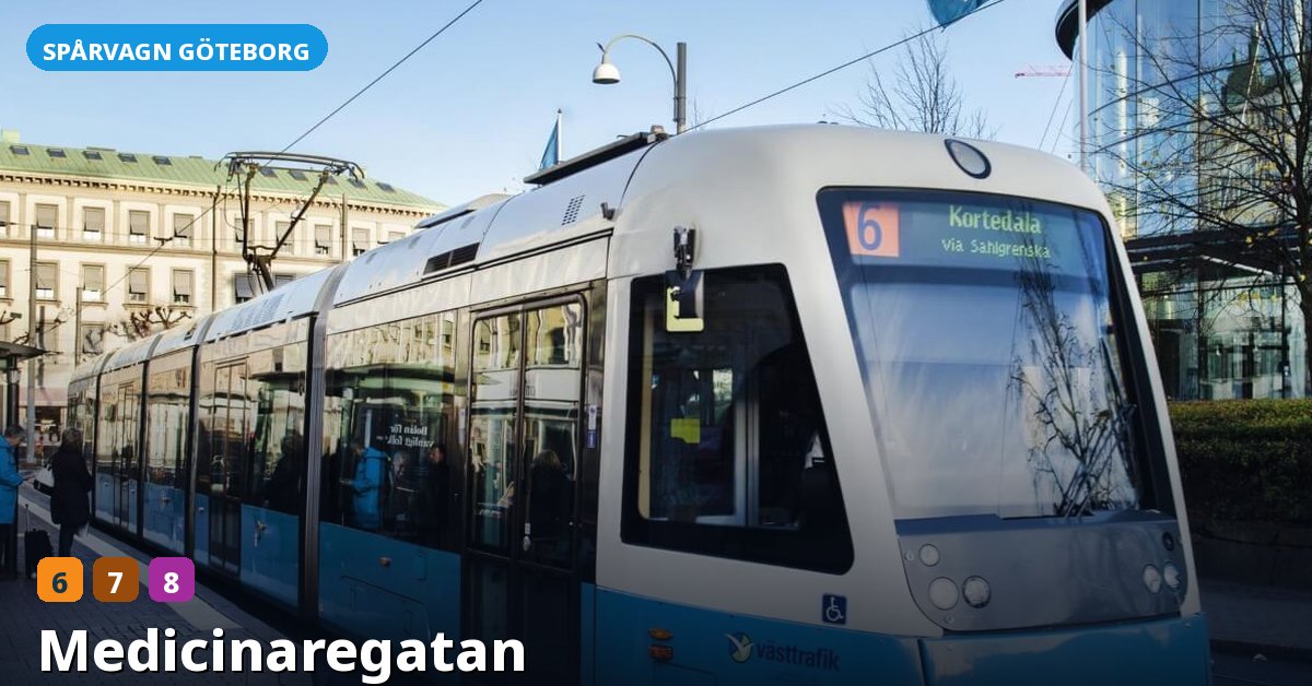 Hållplats Medicinaregatan — Göteborgs spårvagn