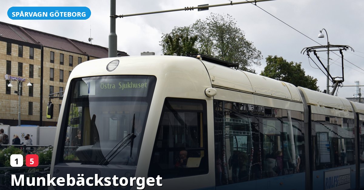 Hållplats Munkebäckstorget — Göteborgs spårvagn