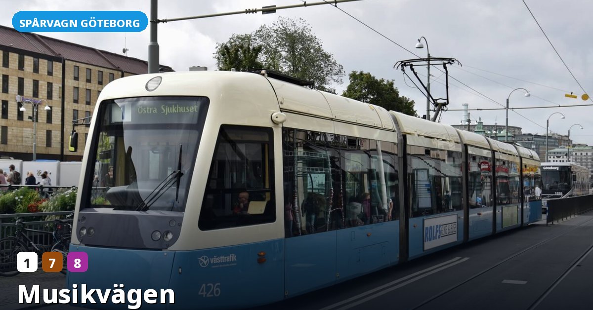 Hållplats Musikvägen — Göteborgs spårvagn