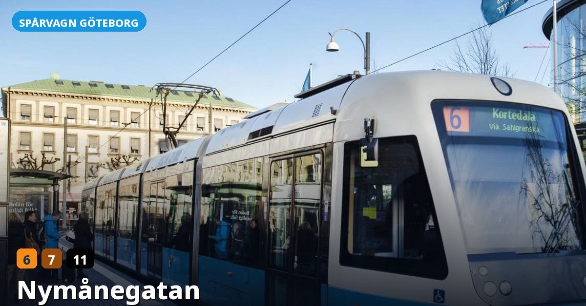 Hållplats Nymånegatan — Göteborgs spårvagn