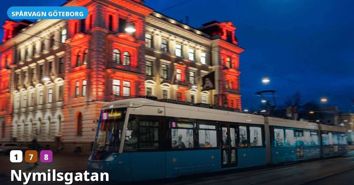 Hållplats Nymilsgatan — Göteborgs spårvagn