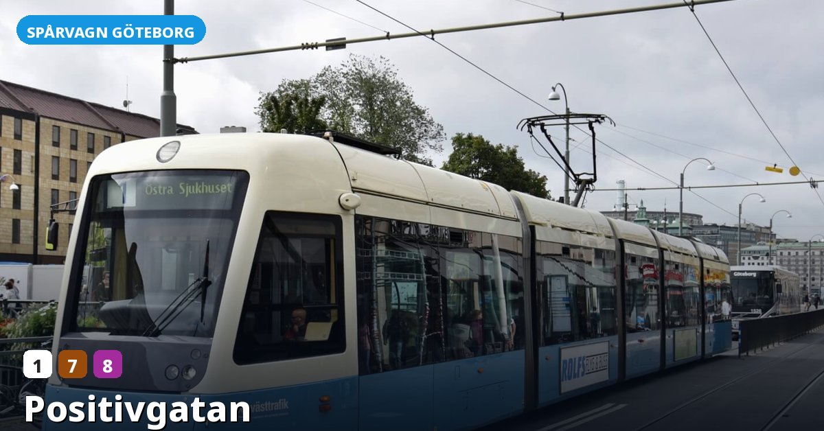 Hållplats Positivgatan — Göteborgs spårvagn