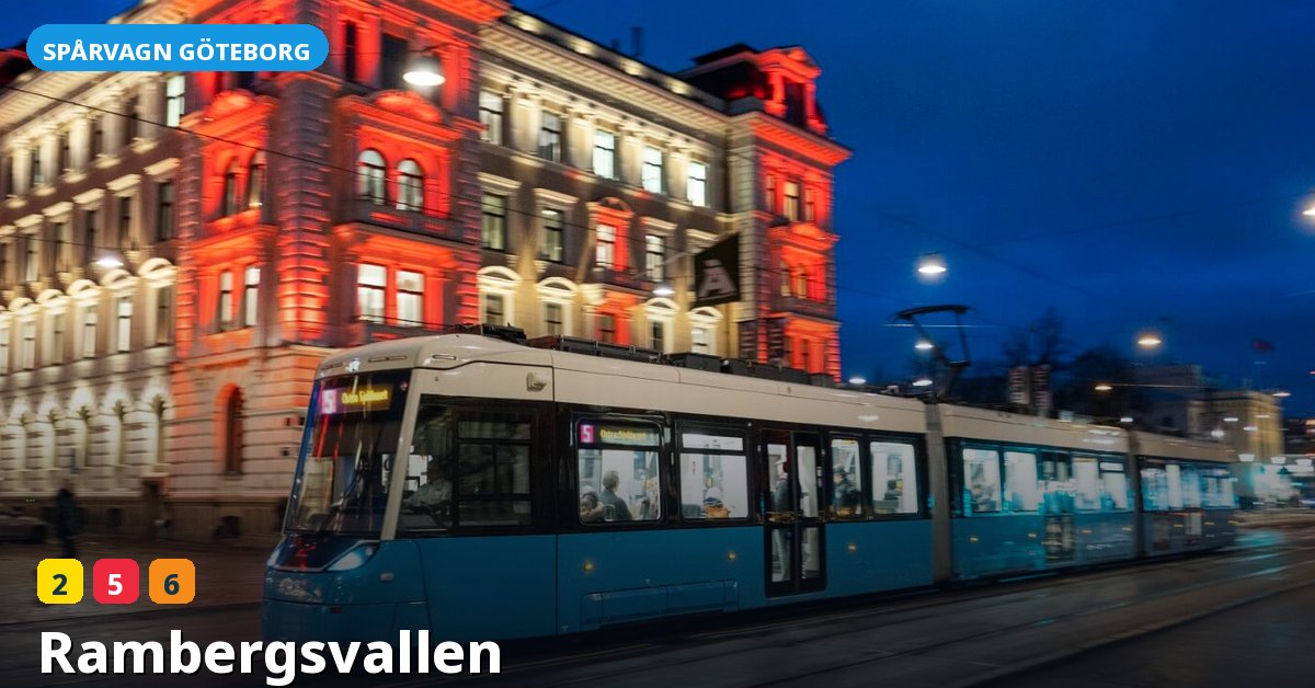 Hållplats Rambergsvallen — Göteborgs spårvagn
