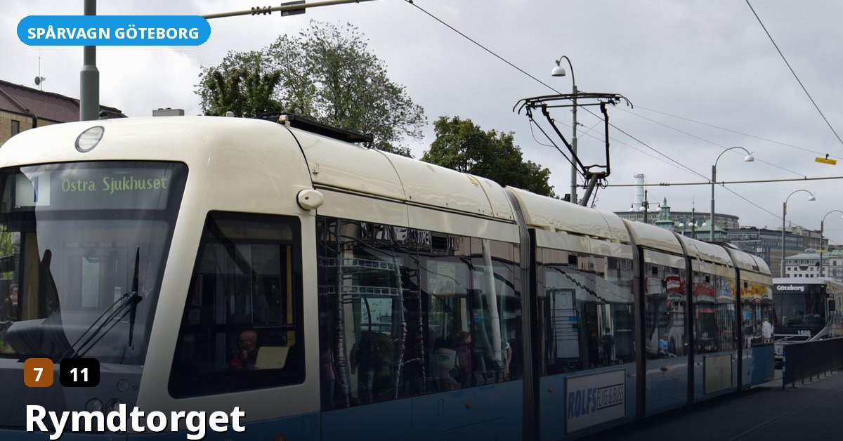 Hållplats Rymdtorget — Göteborgs spårvagn