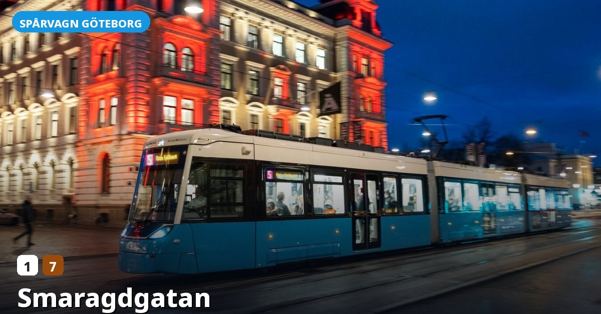 Hållplats Smaragdgatan — Göteborgs spårvagn