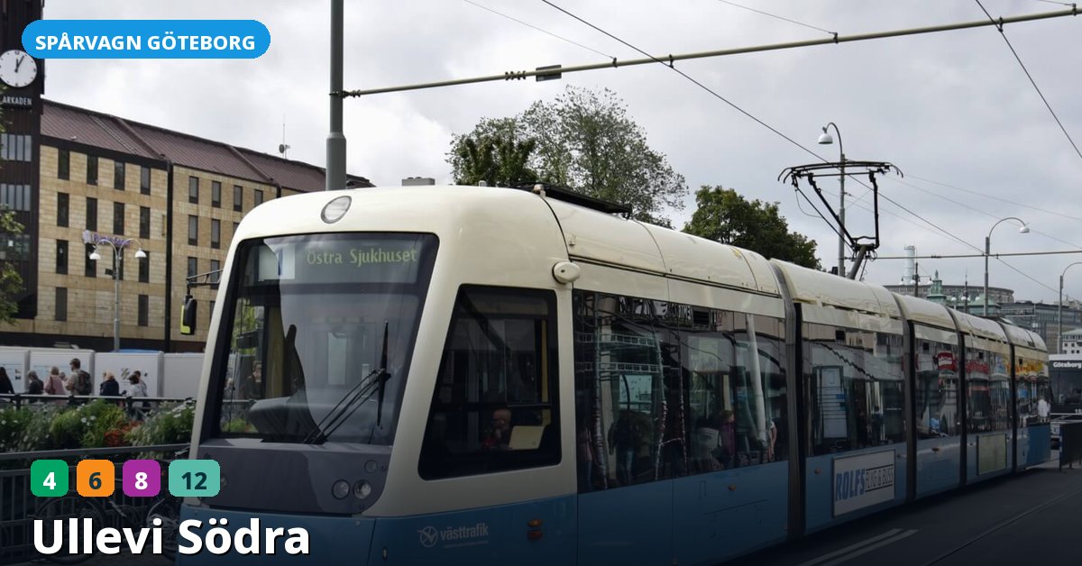 Hållplats Ullevi Södra — Göteborgs spårvagn