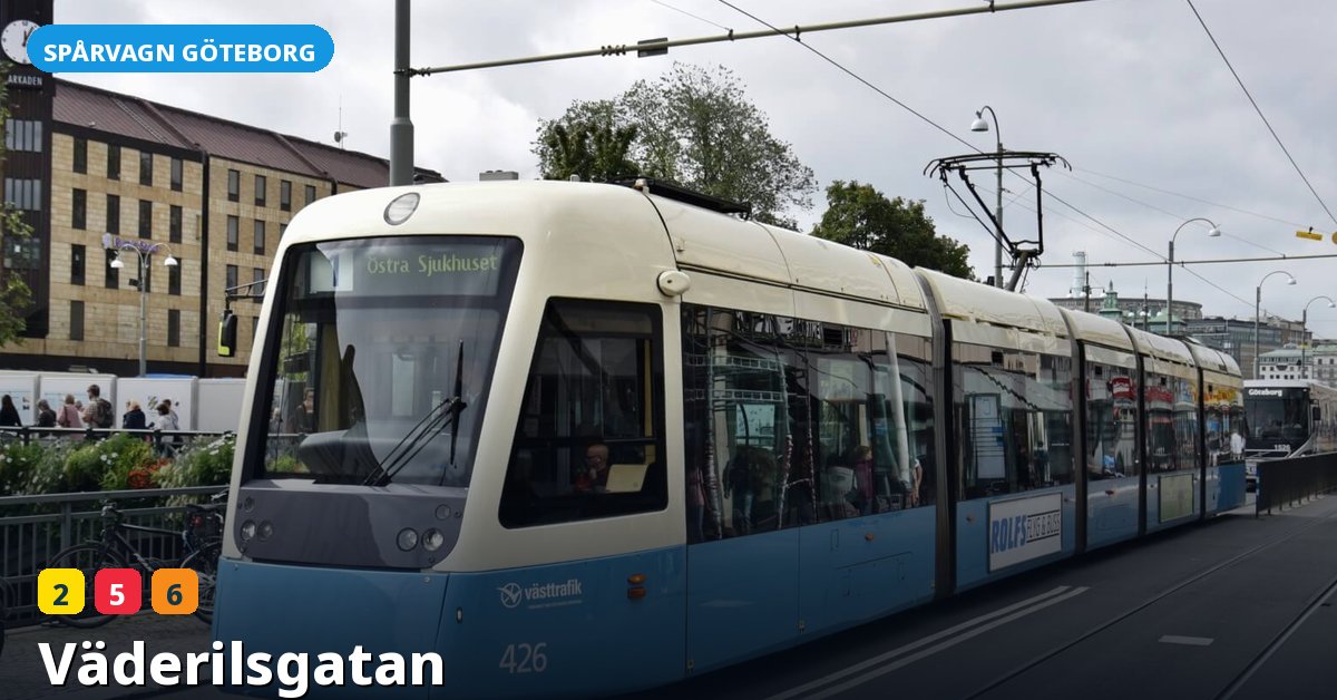 Hållplats Väderilsgatan — Göteborgs spårvagn