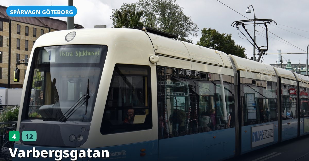 Hållplats Varbergsgatan — Göteborgs spårvagn
