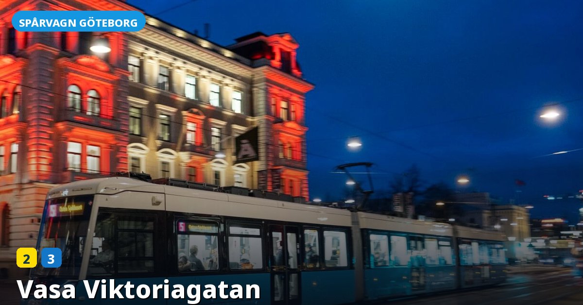 Hållplats Vasa Viktoriagatan — Göteborgs spårvagn