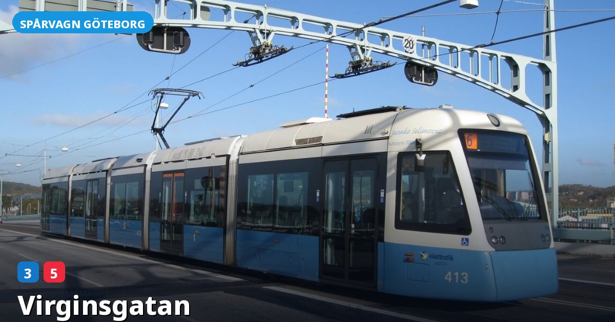 Hållplats Virginsgatan — Göteborgs spårvagn
