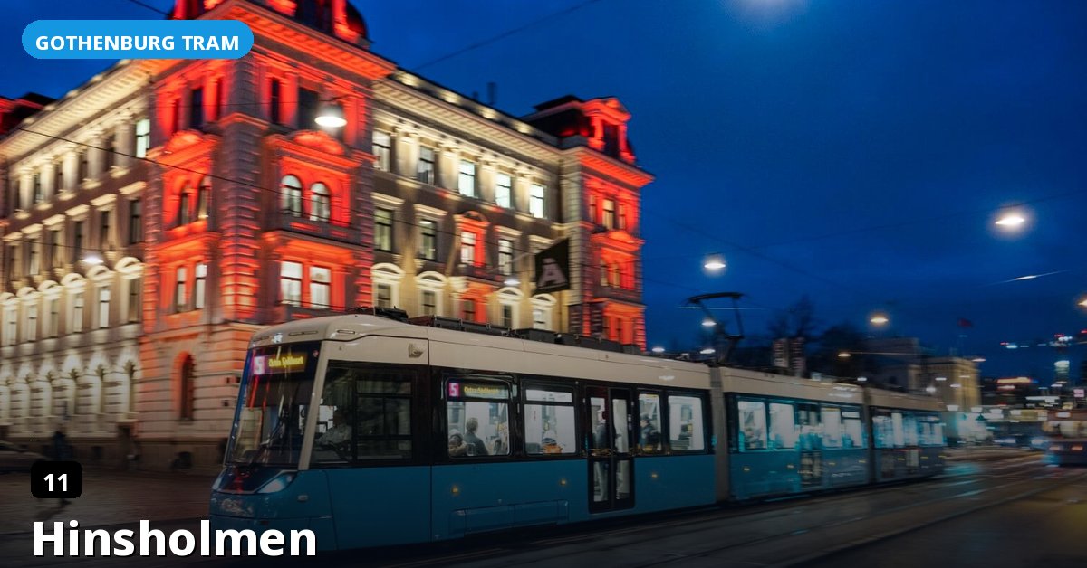 Hinsholmen stop — Gothenburg tram
