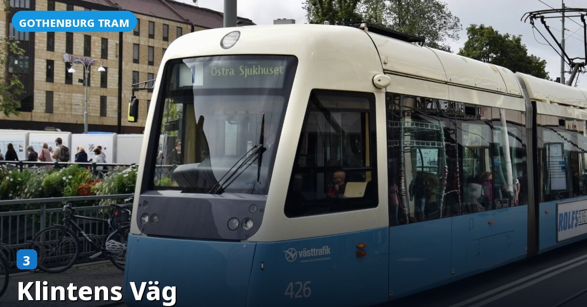 Klintens Väg stop — Gothenburg tram
