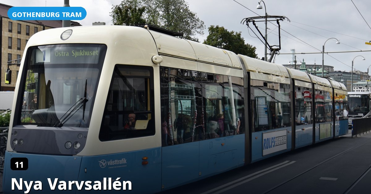 Nya Varvsallén stop — Gothenburg tram