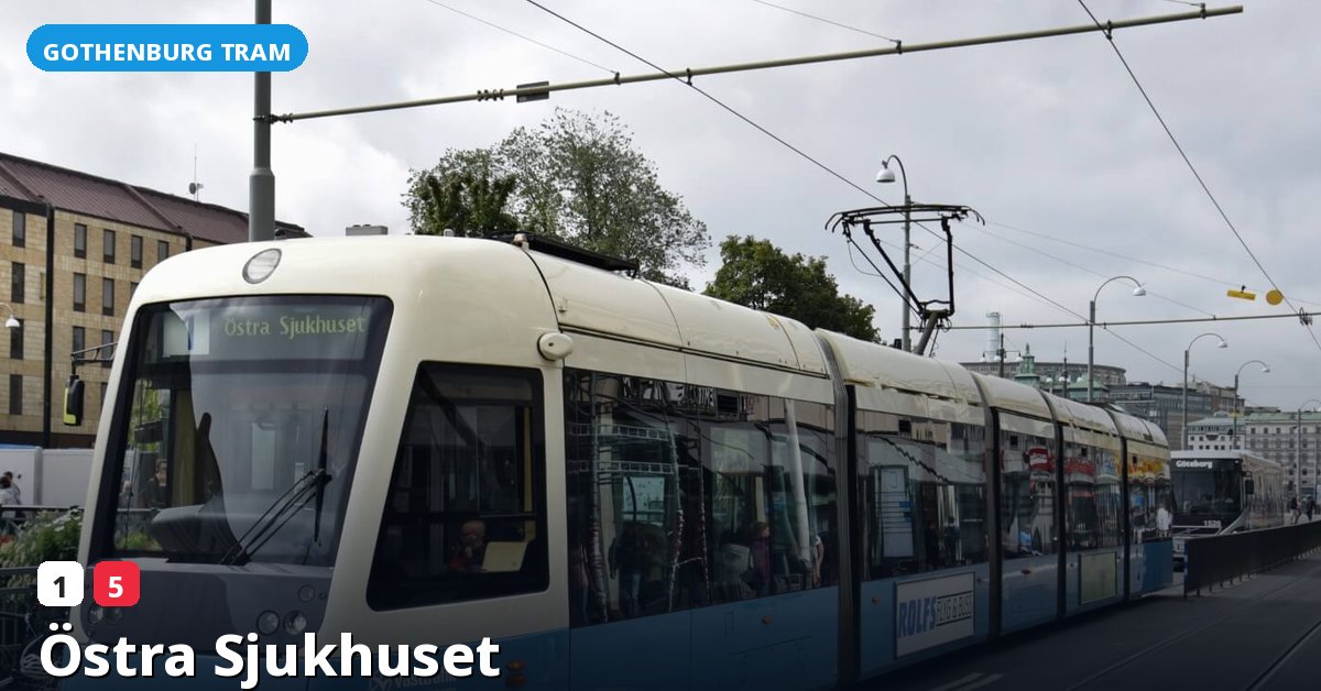 Östra Sjukhuset stop — Gothenburg tram