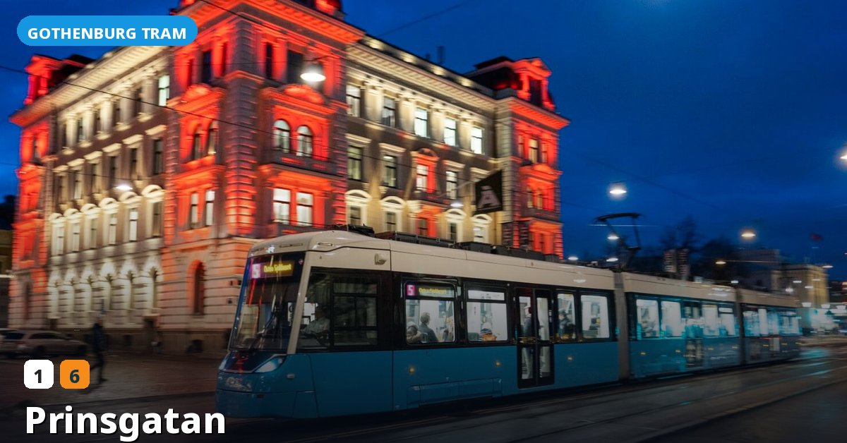 Prinsgatan stop — Gothenburg tram