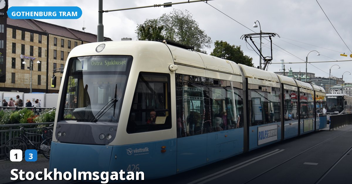 Stockholmsgatan stop — Gothenburg tram