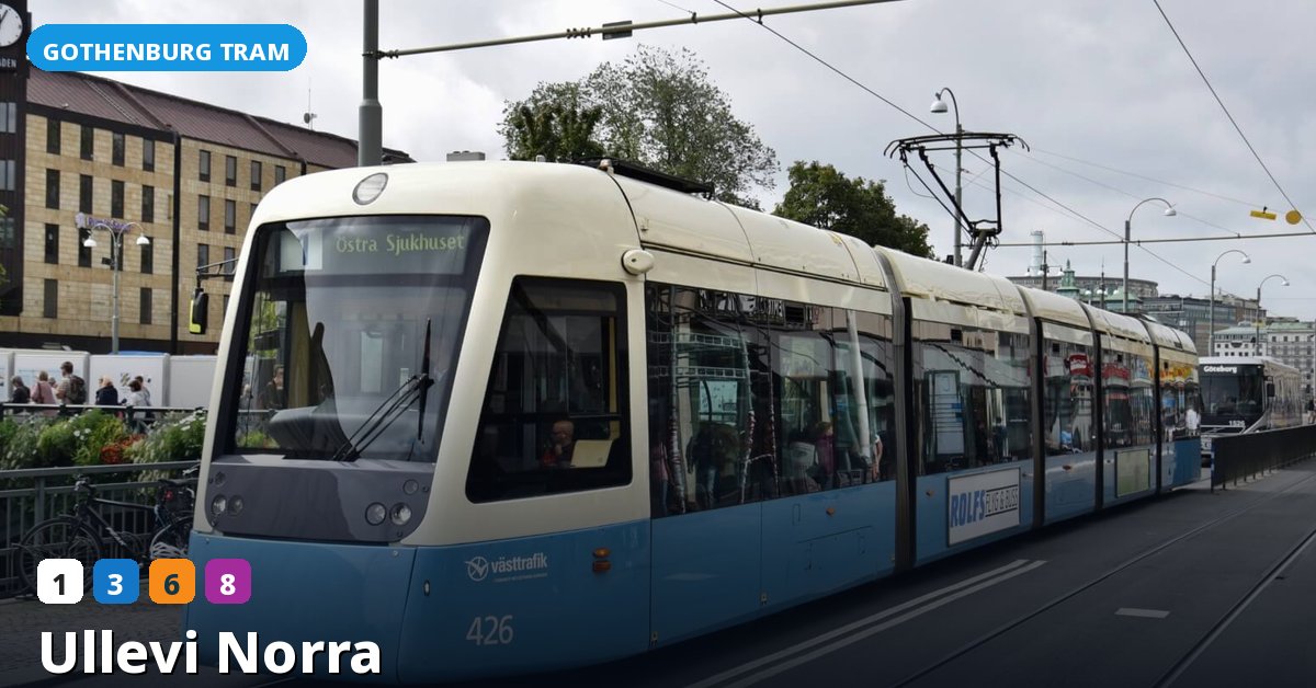 Ullevi Norra stop — Gothenburg tram